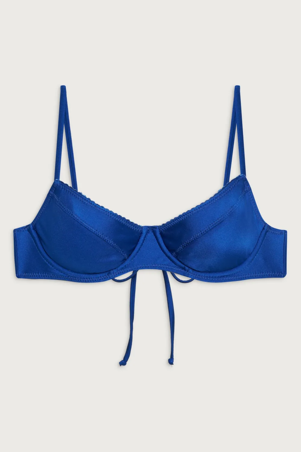 Tops|Bikinis^Frankies Bikinis X DJERF AVENUE Matilda Underwire Bikini Top Deep Blue