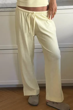 Bottoms^Frankies Bikinis X DJERF AVENUE Terry Ankle Pants Baby Sun