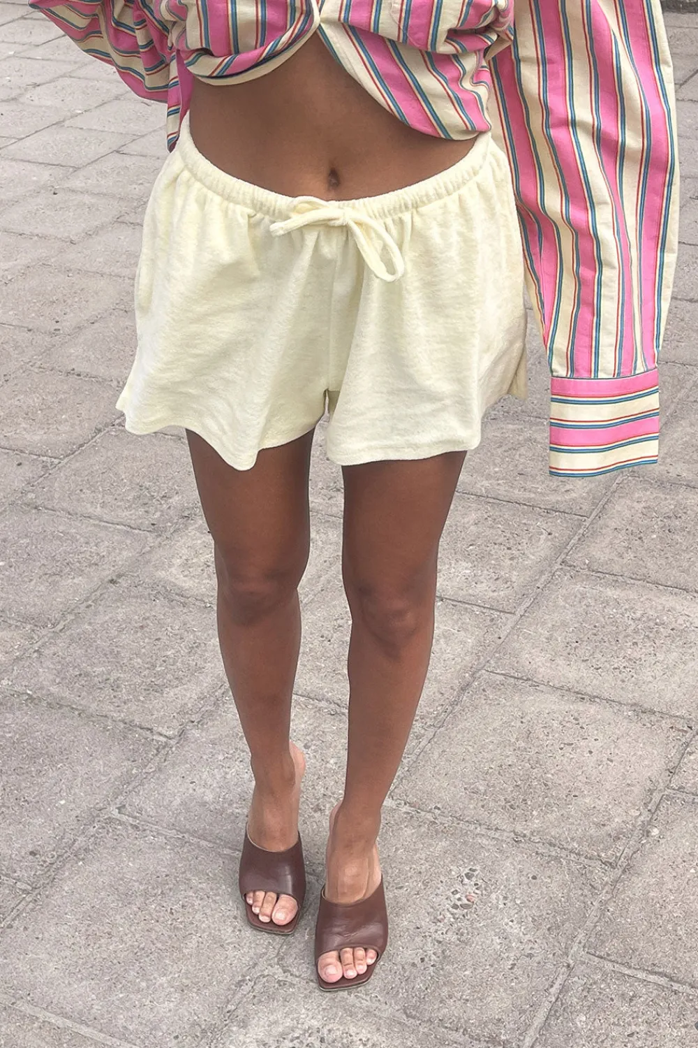 Bottoms^Frankies Bikinis X DJERF AVENUE Terry Shorts Baby Sun